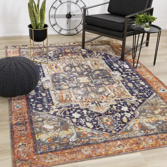 Orange Area Rug Photo 1