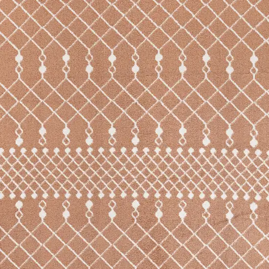 Orange Geometric Area Rug Photo 6