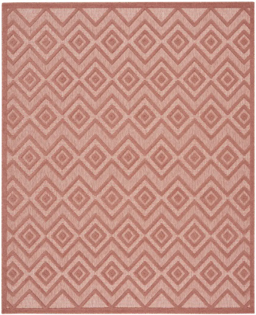 Orange Indoor Outdoor Area Rug Photo 2
