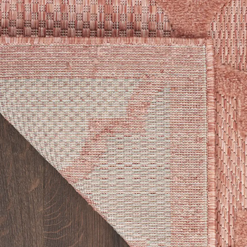 Orange Indoor Outdoor Area Rug Photo 5