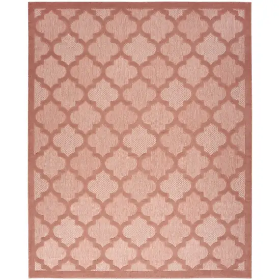 Orange Indoor Outdoor Area Rug Photo 1