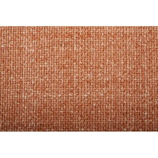 Orange Hand Woven Area Rug Photo 9