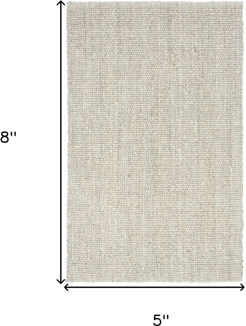 Orange Hand Woven Area Rug Photo 6