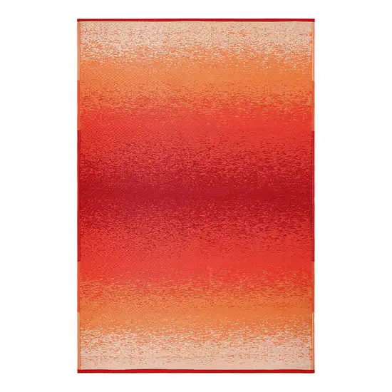 Orange Indoor Outdoor Area Rug Photo 5