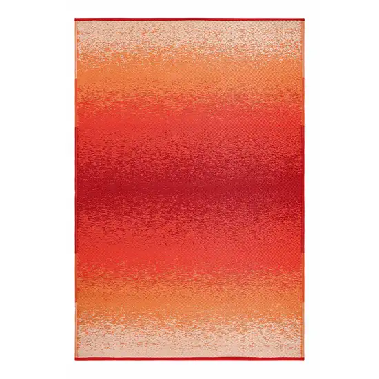 Orange Indoor Outdoor Area Rug Photo 2