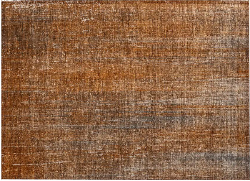 Orange Striped Washable Non Skid Indoor Outdoor Area Rug Photo 2