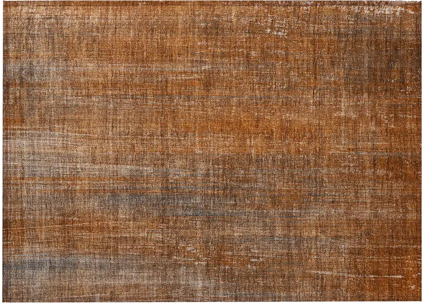 Orange Striped Washable Non Skid Indoor Outdoor Area Rug Photo 5