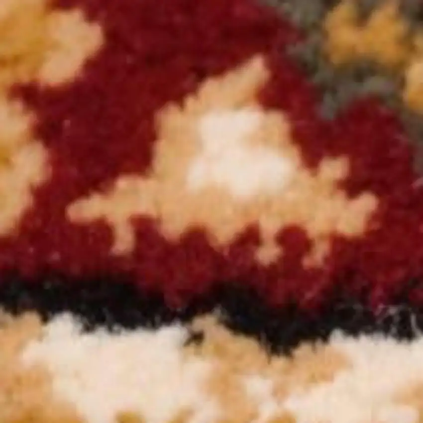 8' Beige And Ivory Oriental Runner Rug Photo 2