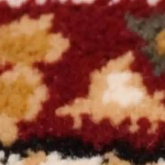 10' Beige And Ivory Oriental Runner Rug Photo 4