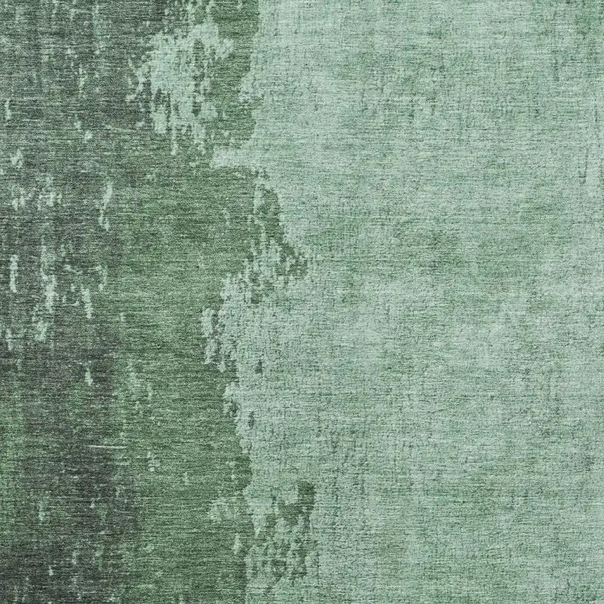 Pale Aqua And Sage Abstract Washable Indoor Outdoor Area Rug Photo 4