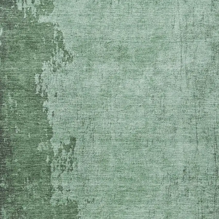 Pale Aqua And Sage Abstract Washable Indoor Outdoor Area Rug Photo 3