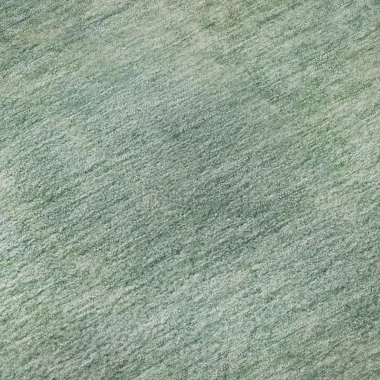 Pale Aqua And Taupe Abstract Washable Area Rug With UV Protection Photo 9