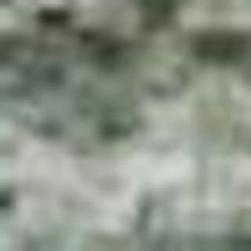 Pale Aqua Beige And Ivory Abstract Washable Area Rug With UV Protection Photo 4