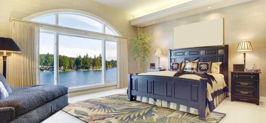 Green Pink And Purple Wool Tropical Botanical Hand Tufted Area Rug Photo 6