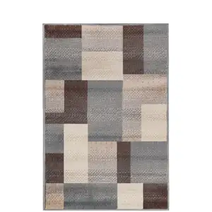 Photo of Patchwork Power Loom Stain Resistant Area Rug