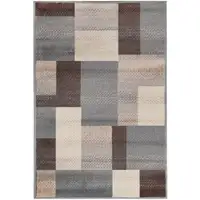 Photo of Patchwork Power Loom Stain Resistant Area Rug
