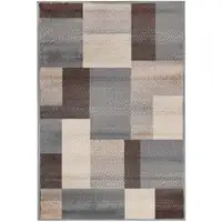 Photo of Patchwork Power Loom Stain Resistant Area Rug