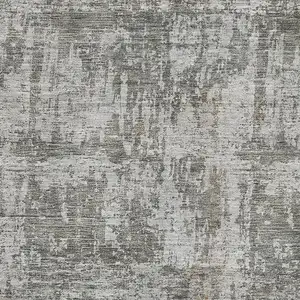 Photo of Pewter And Beige Abstract Washable Area Rug With UV Protection