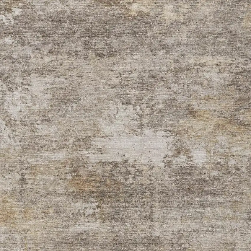 Pewter And Beige Abstract Washable Indoor Outdoor Area Rug Photo 2