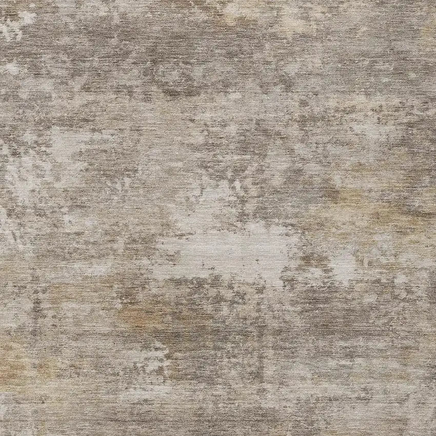 Pewter And Beige Abstract Washable Indoor Outdoor Area Rug Photo 2