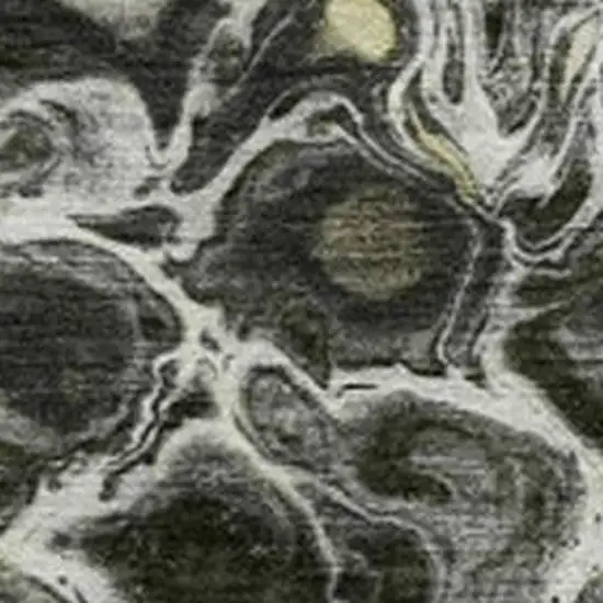 Pewter And Silver Abstract Washable Indoor Outdoor Area Rug Photo 3