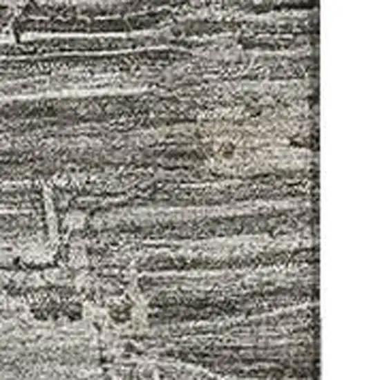 Pewter And Wheat Abstract Washable Area Rug With UV Protection Photo 2