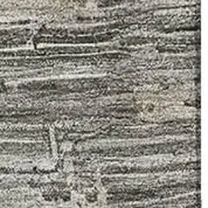 Photo of Pewter And Wheat Abstract Washable Area Rug With UV Protection