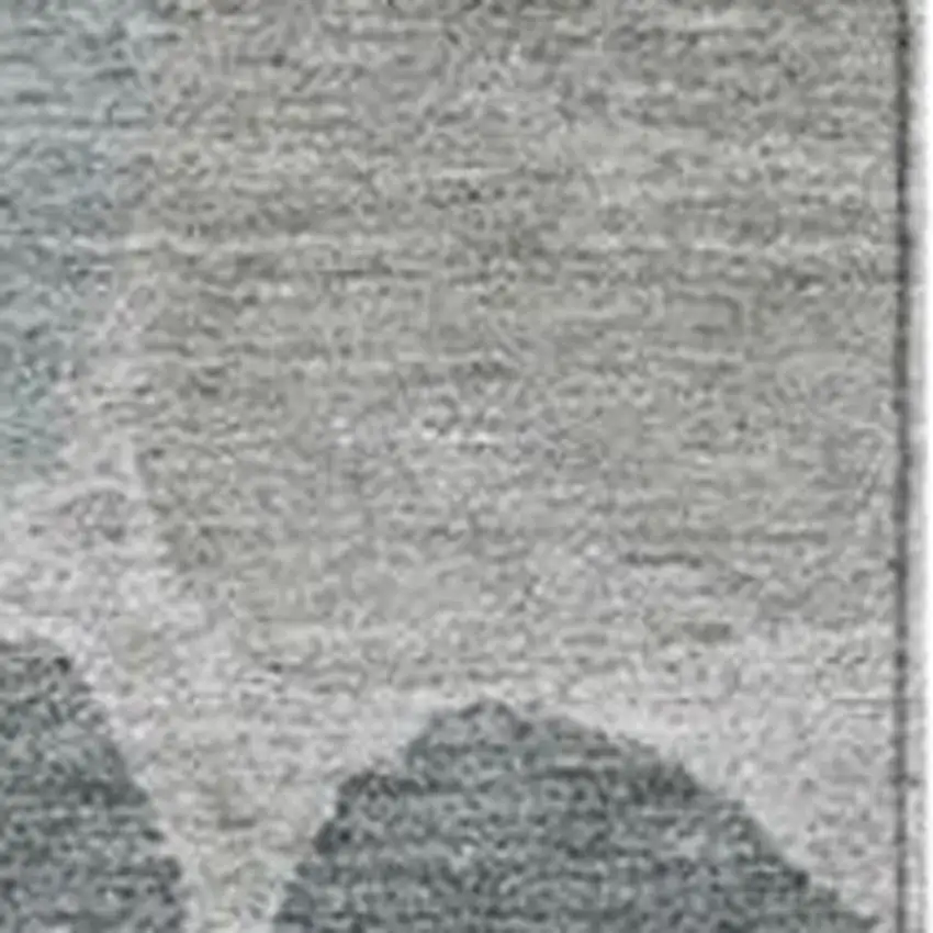 Pewter Beige And Ivory Geometric Washable Indoor Outdoor Area Rug Photo 3