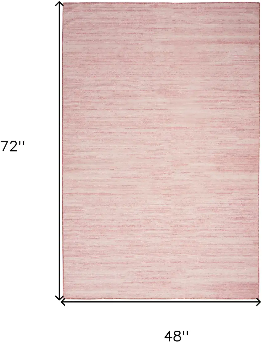 Pink Abstract Area Rug Photo 3