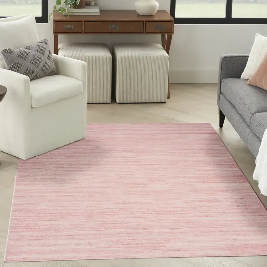 Pink Abstract Area Rug Photo 4