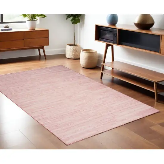 Pink Abstract Area Rug Photo 1