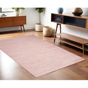 Photo of Pink Abstract Area Rug