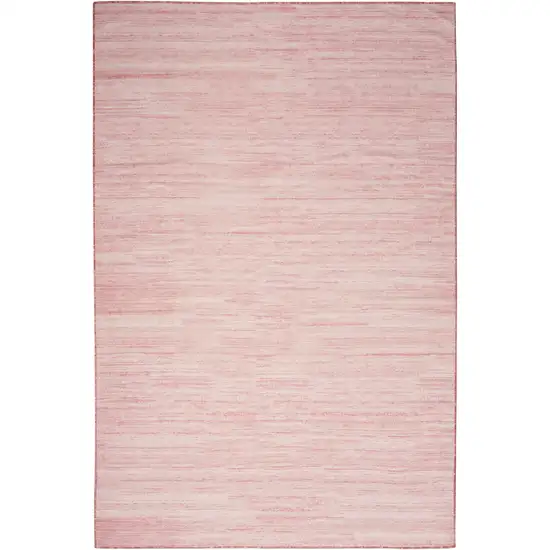 Pink Abstract Area Rug Photo 9