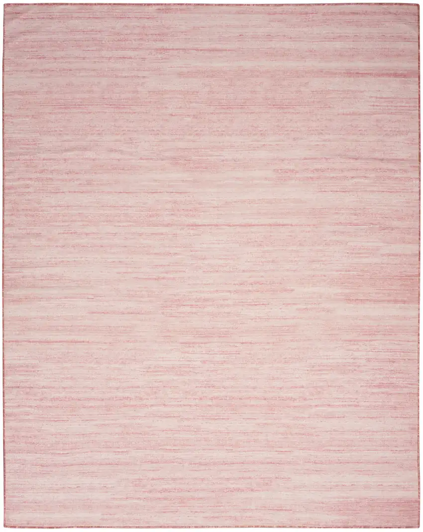 Pink Abstract Washable Area Rug Photo 2