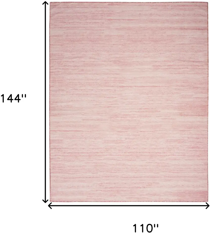 Pink Abstract Washable Area Rug Photo 3