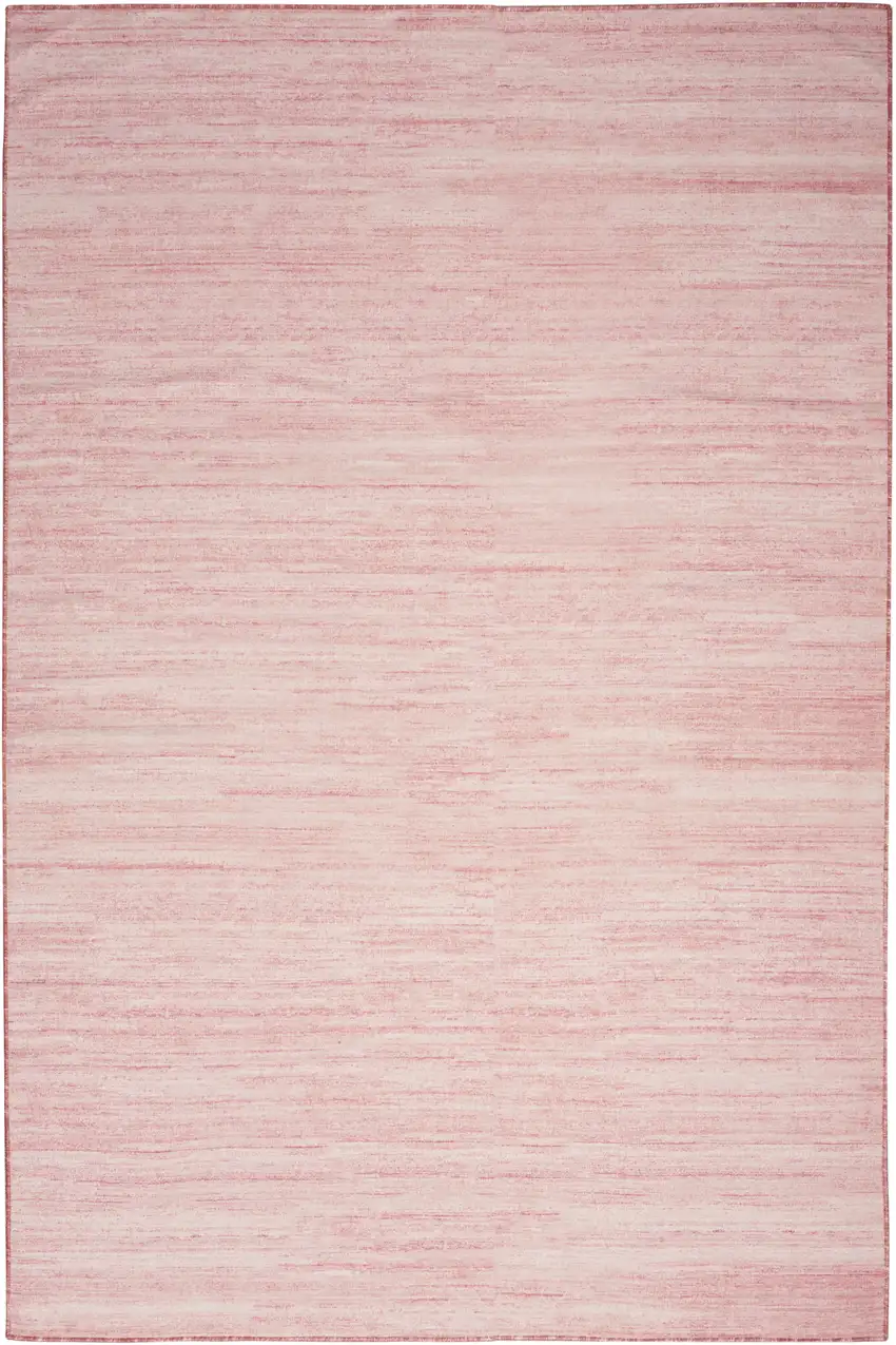 Pink Abstract Washable Area Rug Photo 2