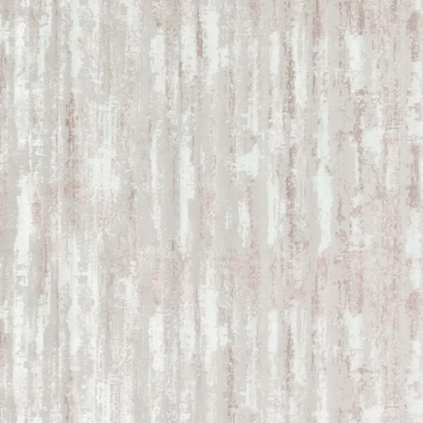10' Pink and Off White Abstract Washable Non Skid Runner Area Rug Photo 9