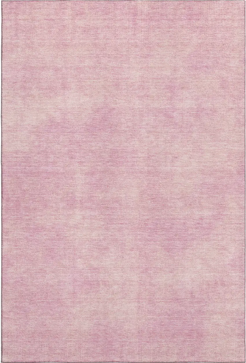 Pink And Blush Abstract Washable Area Rug With UV Protection Photo 4