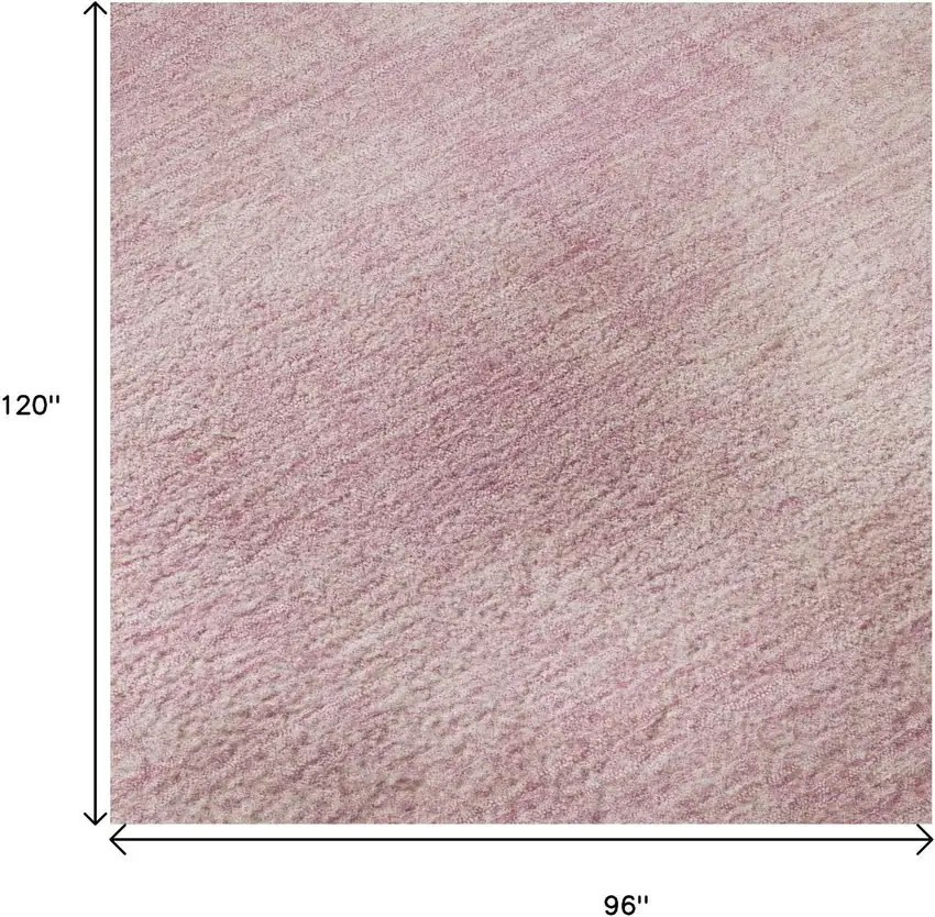 Pink And Blush Abstract Washable Area Rug With UV Protection Photo 9