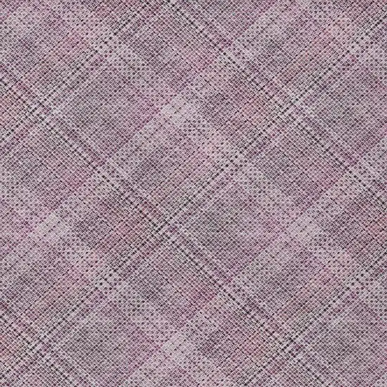 Pink And Blush Plaid Washable Indoor Outdoor Area Rug Photo 5