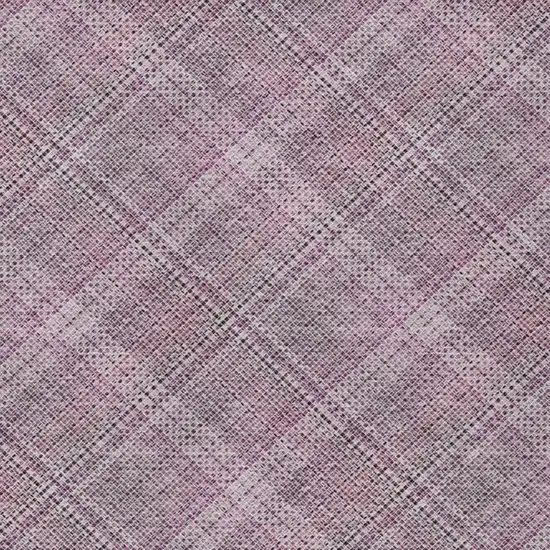Pink And Blush Plaid Washable Indoor Outdoor Area Rug Photo 8