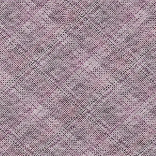 Pink And Blush Plaid Washable Indoor Outdoor Area Rug Photo 6