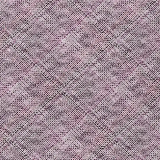 Pink And Blush Plaid Washable Indoor Outdoor Area Rug Photo 9