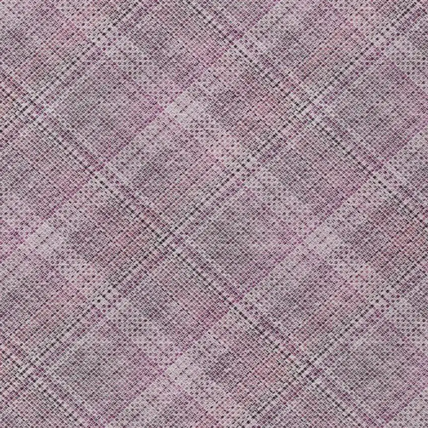 Pink And Blush Plaid Washable Indoor Outdoor Area Rug Photo 9