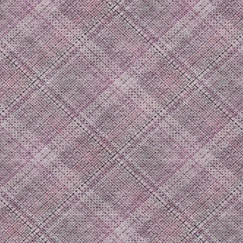 Pink And Blush Plaid Washable Indoor Outdoor Area Rug Photo 6