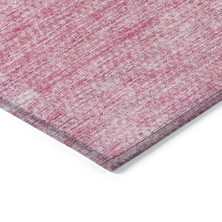 Pink And Blush Striped Washable Indoor Outdoor Area Rug Photo 4