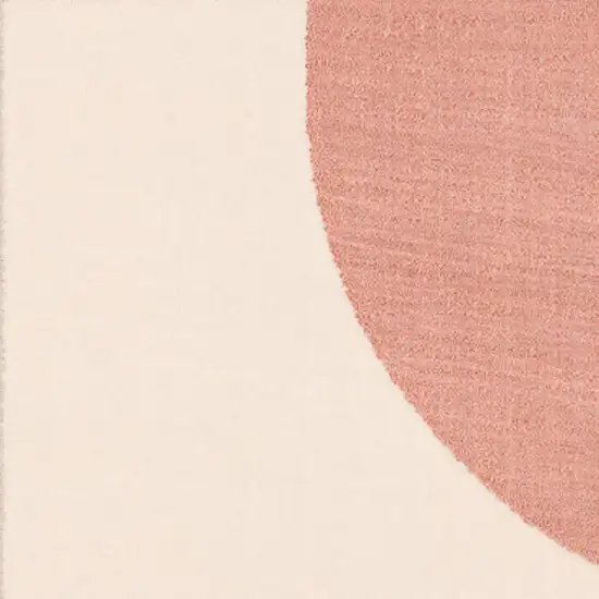 Pink And Gray Geometric Area Rug Photo 4