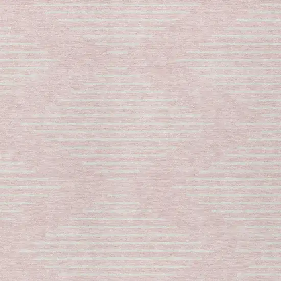Pink And Gray Geometric Washable Indoor Outdoor Area Rug Photo 5