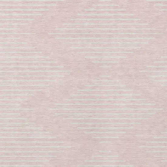Pink And Gray Geometric Washable Indoor Outdoor Area Rug Photo 5
