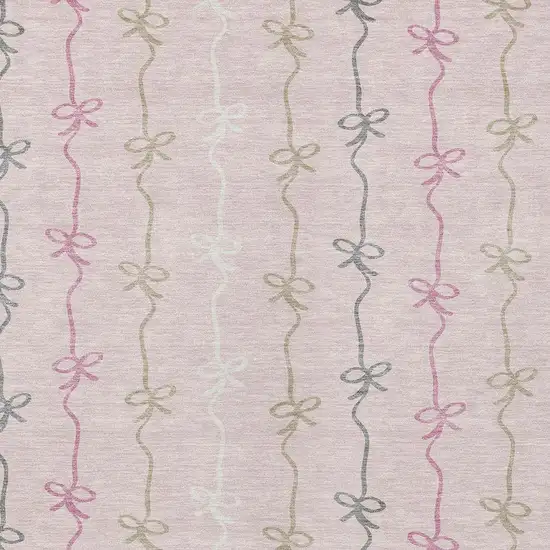 Pink And Gray Southwestern Washable Indoor Outdoor Area Rug Photo 2